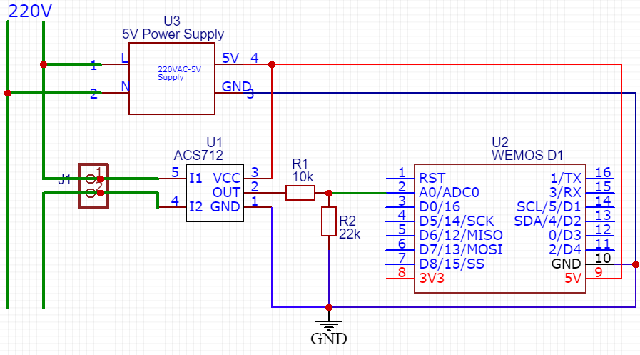 Схема esp8266 wemos d1 mini